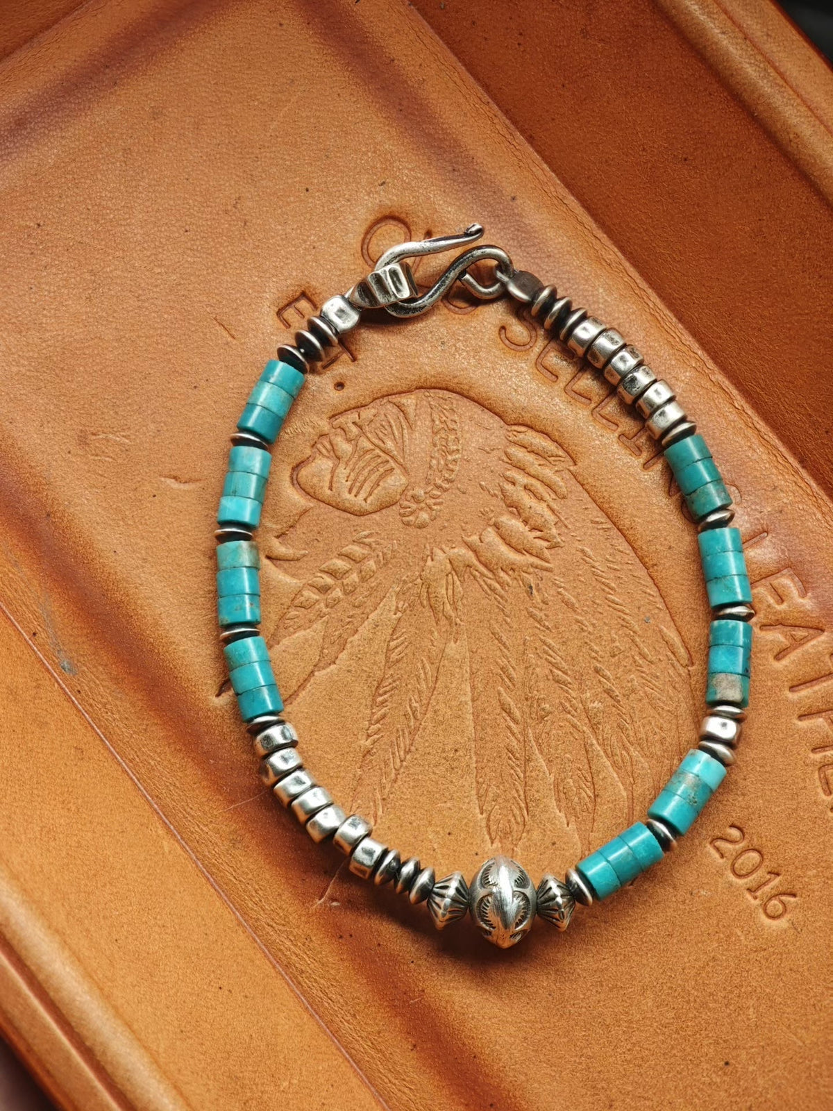 Sterling Silver Beaded Bracelet