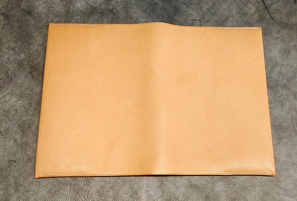 A5 Klapp-Notizbuchcover aus Mbox-Leder