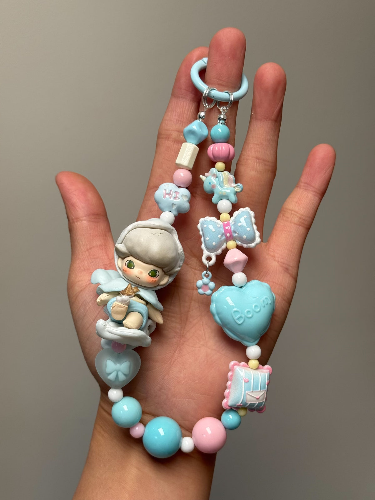 Dimoo Week 8 Unlock Time Beaded Phone Strap Charm