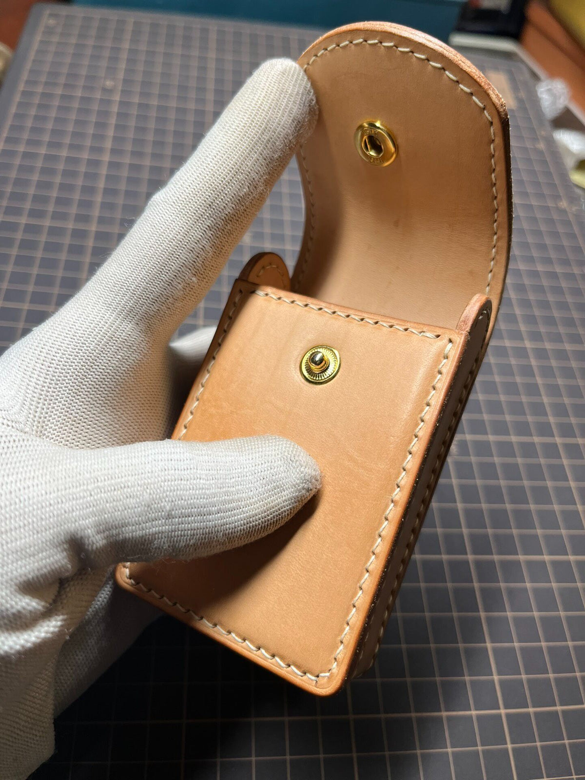 Vegetable Tanned Leather Cigarette Case
