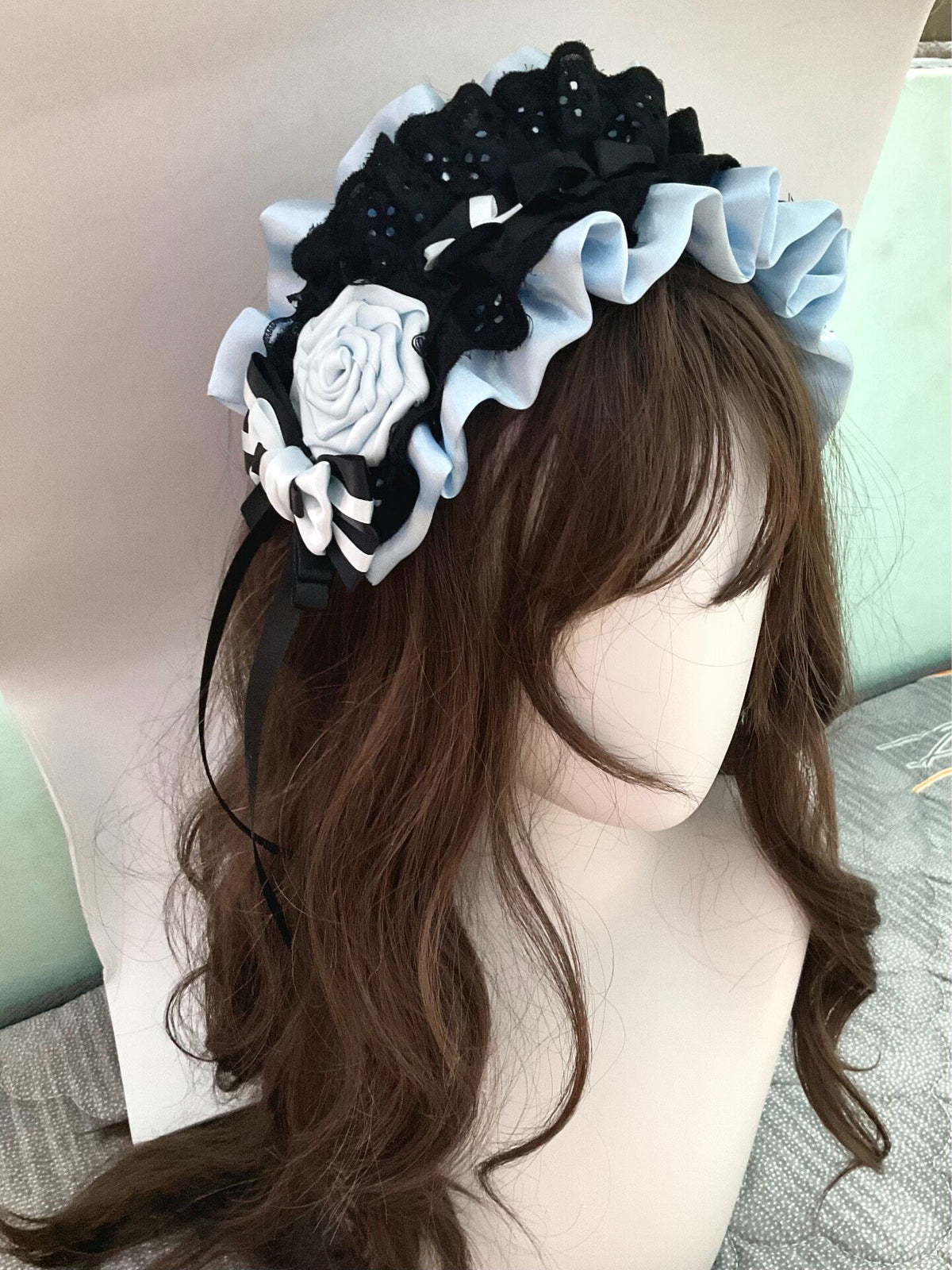 Lolita Wide Lace Handmade Headband