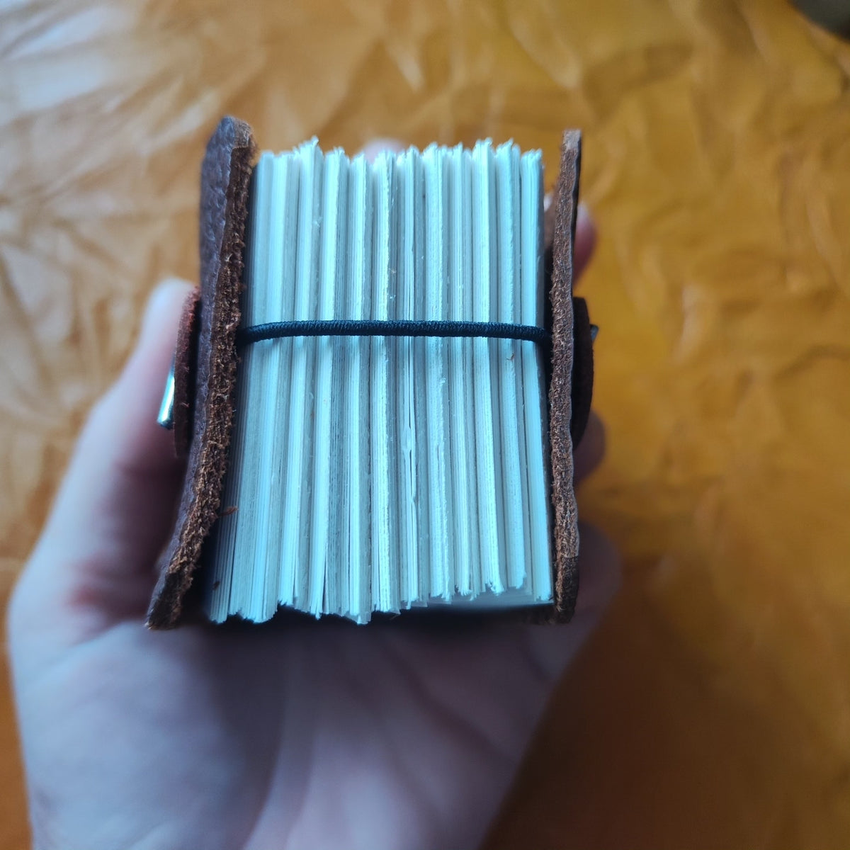 Handmade Leather Notebook Pebbled Cowhide