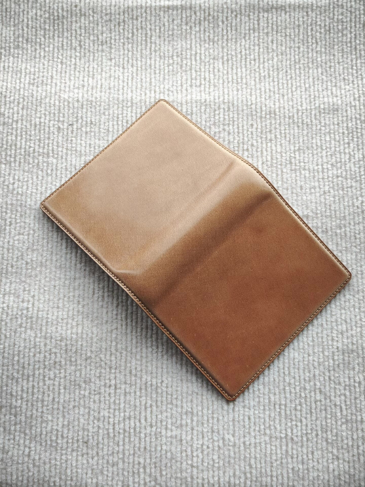 A7 Horse Leather Ring Notebook