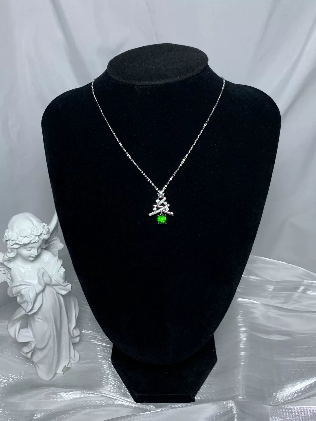 Weihnachtsbaum-Kette mit Kristallk