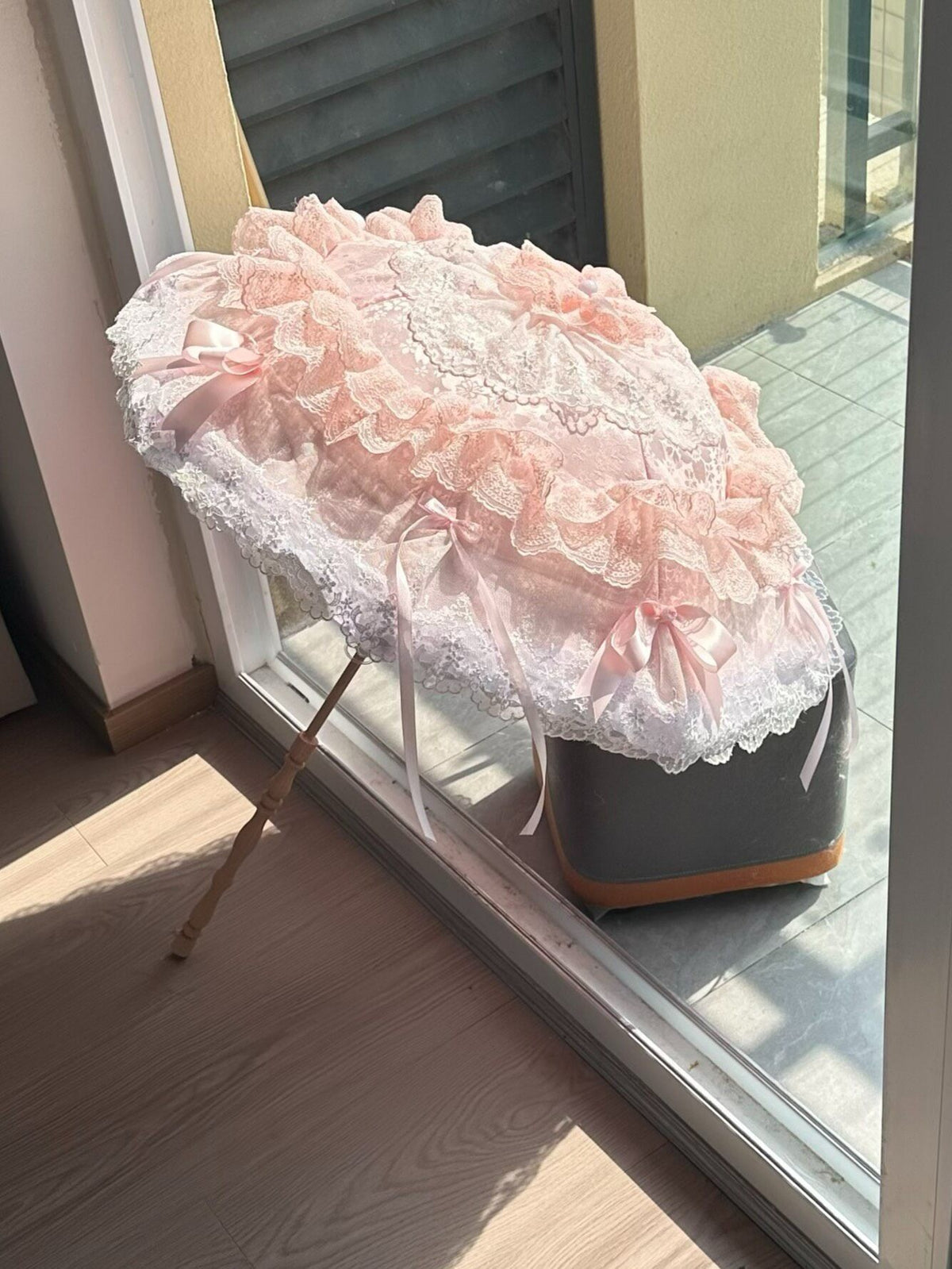 Cherry Blossom Pink Lolita Parasol