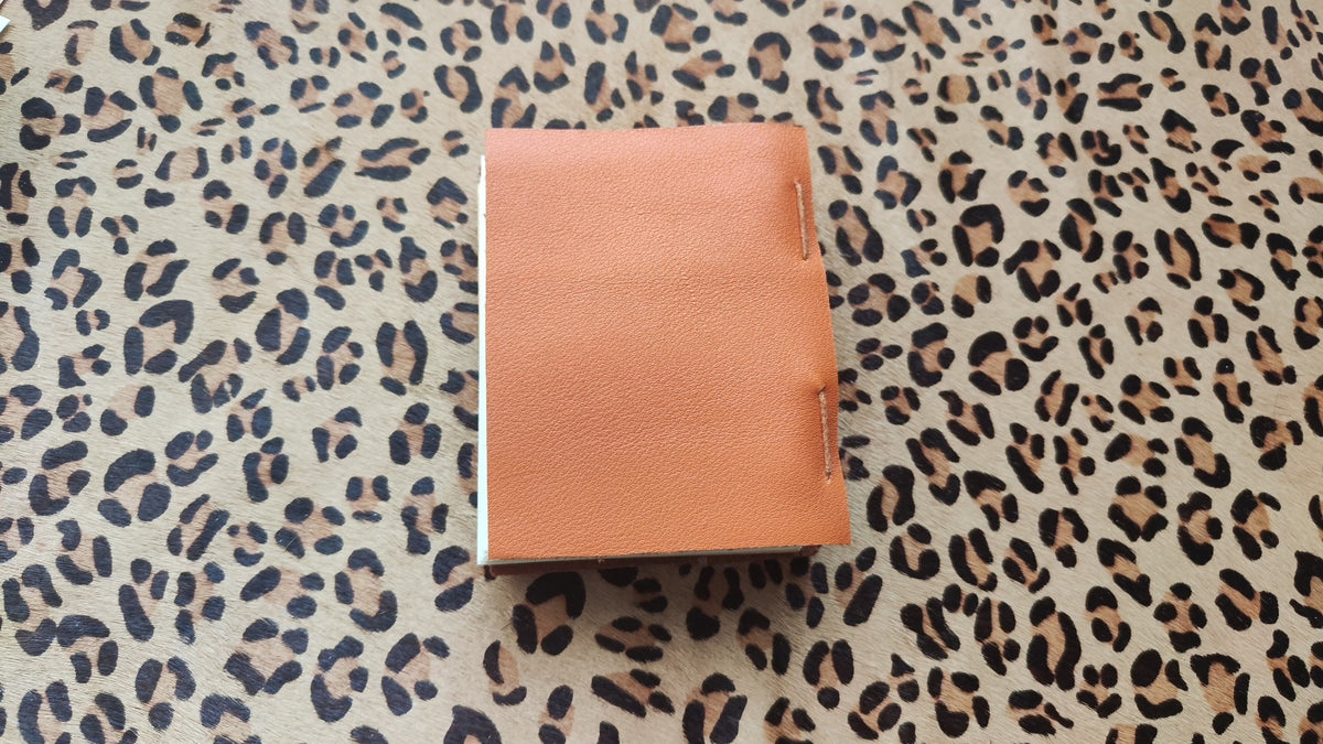 Vintage Leather Journal with Kraft Paper Pages
