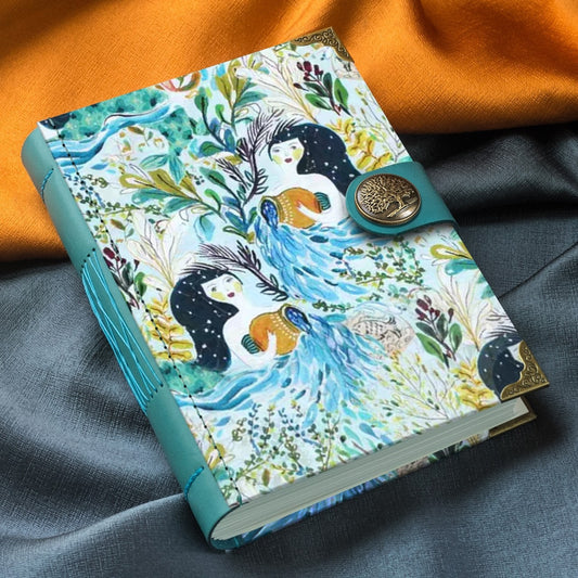 Mermaid Illustration Notebook with 400 Pages of 120gsm Daolin Paper