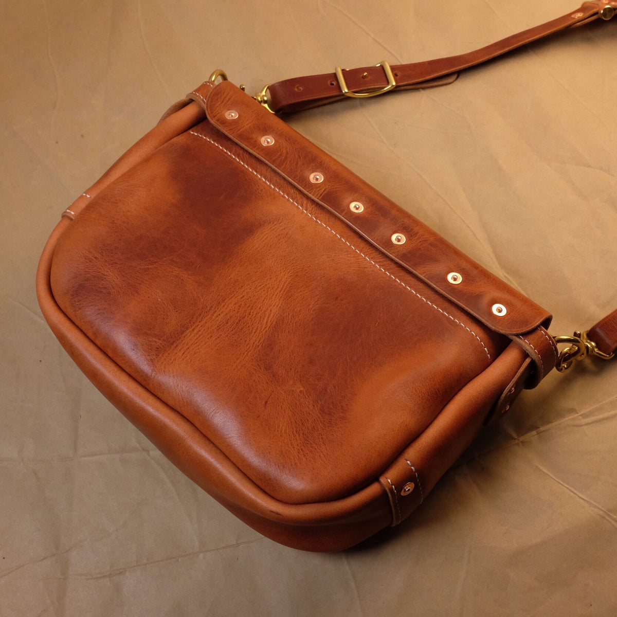 Horween Dublin Leather Messenger Bag