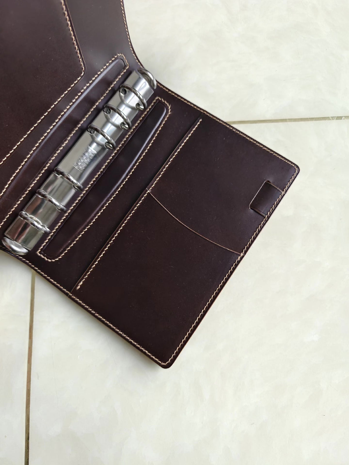 A6 Shell Cordovan Leather Notebook