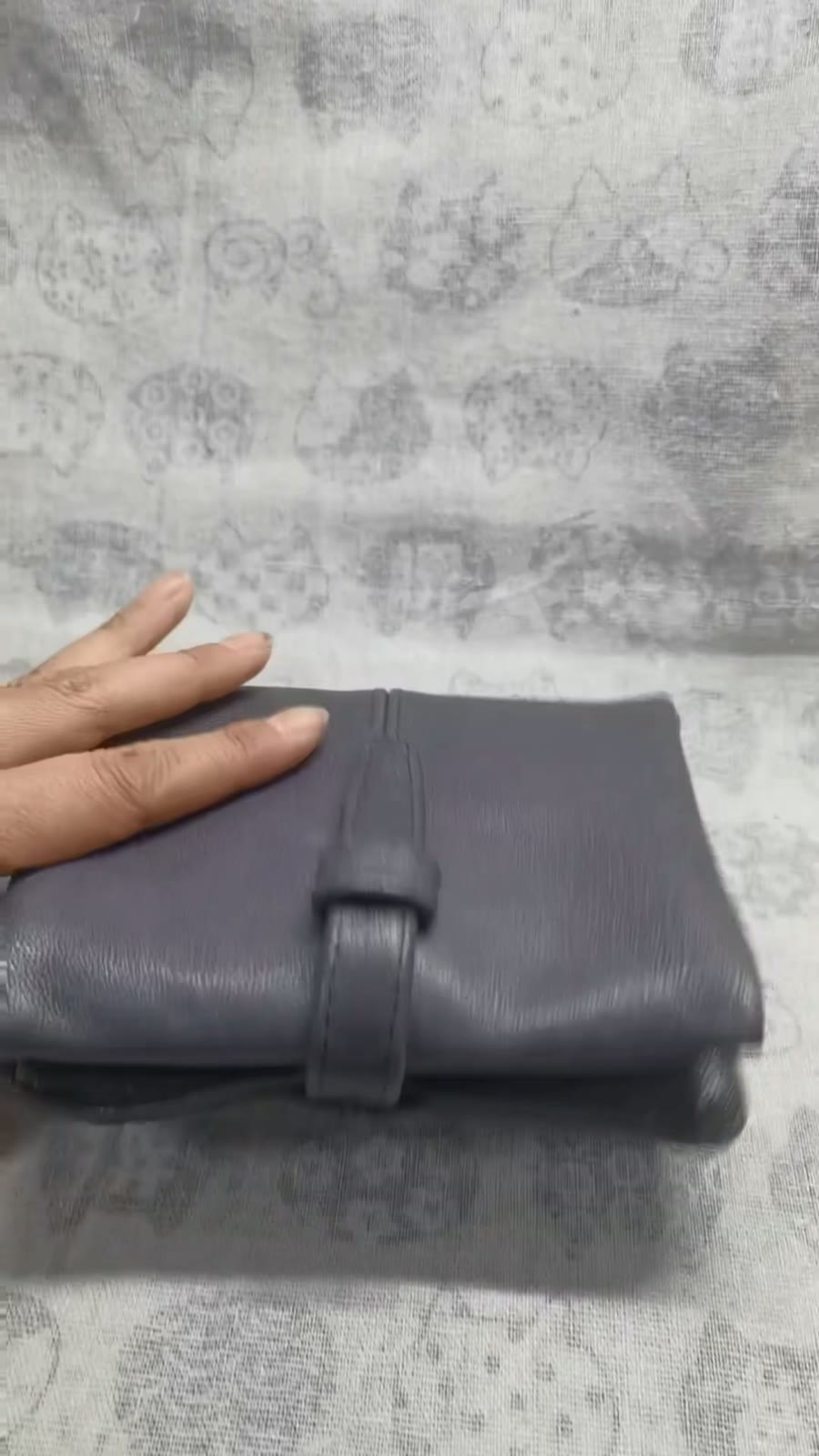 Handmade Goatskin A7 Ring Binder Journal Cover