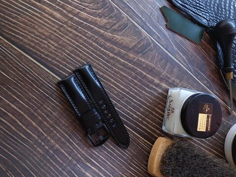 Horween Shell Cordovan Custom Watch Strap