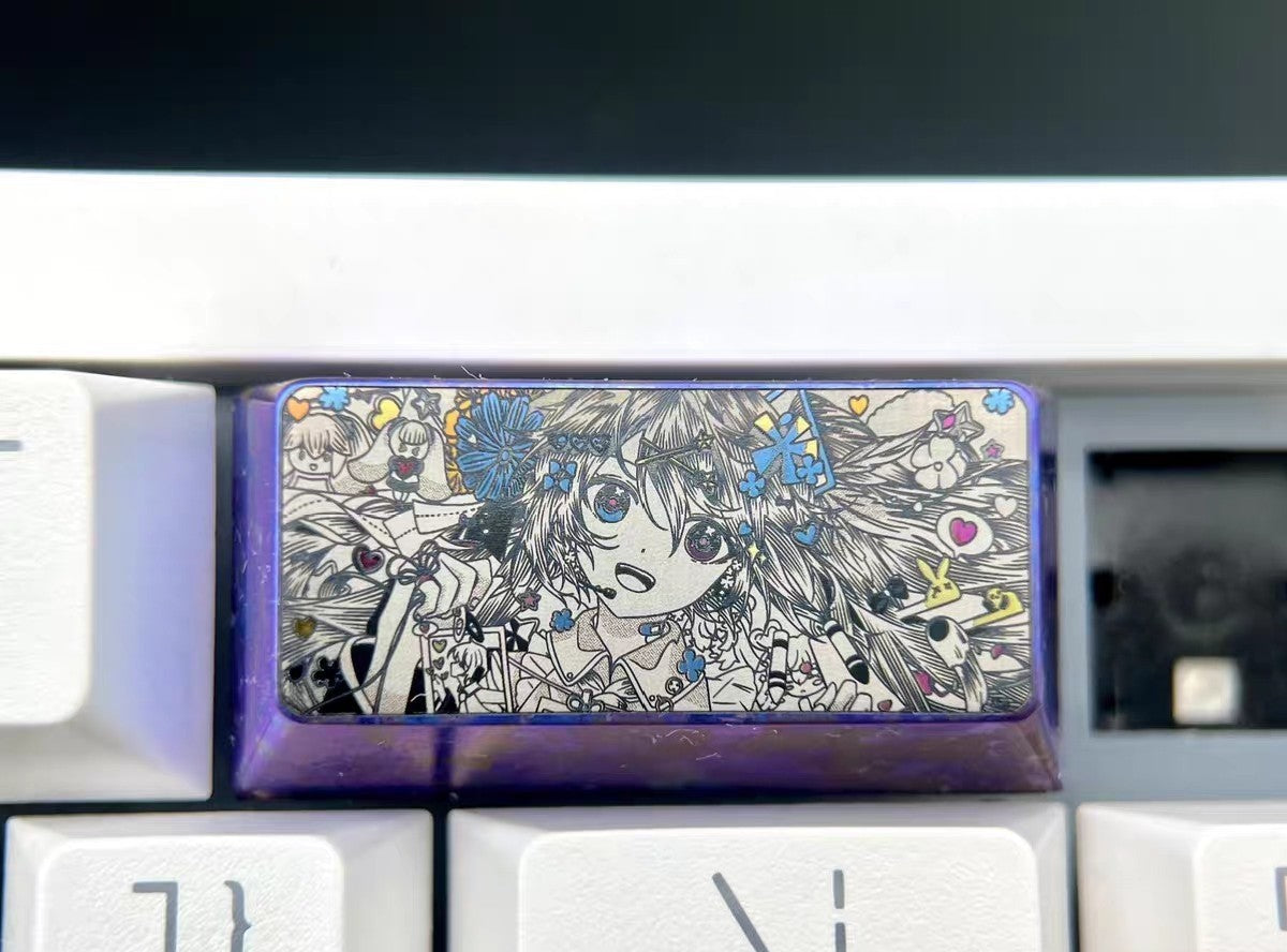 Hatsune Miku Titanium Alloy 2U R4 Keycap