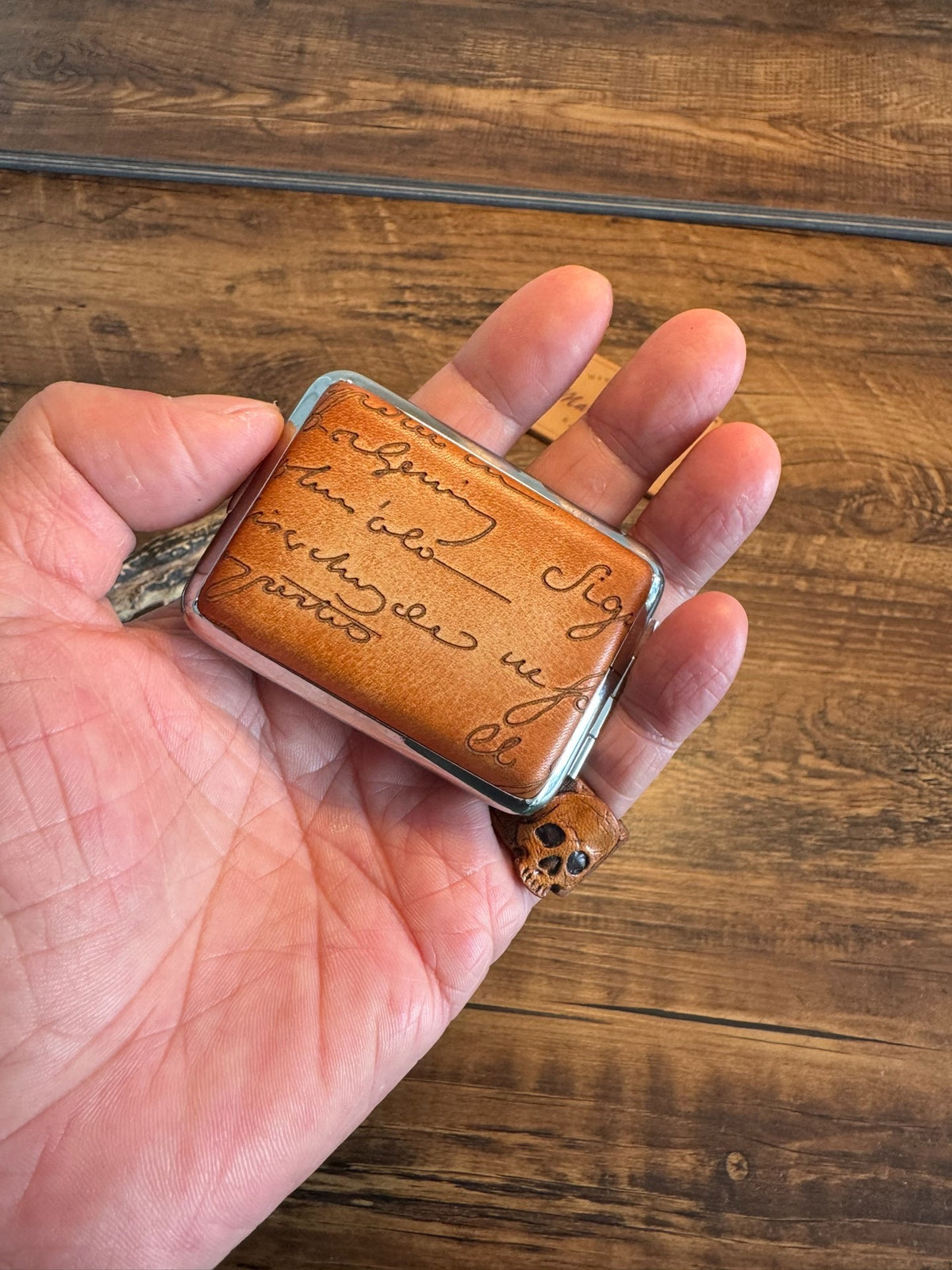 Leather Cigarette Case for Ten Cigarettes