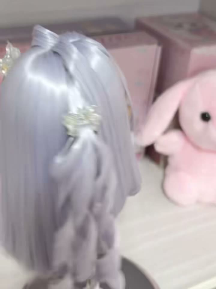 Doll Wig Twin Tails Pastel Pearl