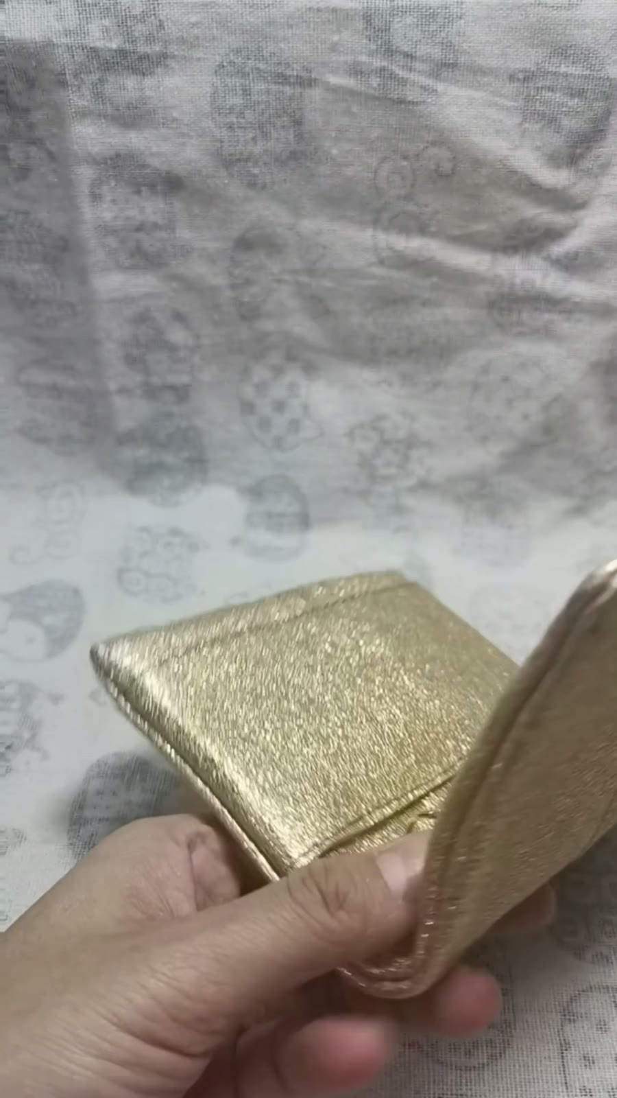 Goud Schamsenleer M5 Ringband Notitieboekhoes