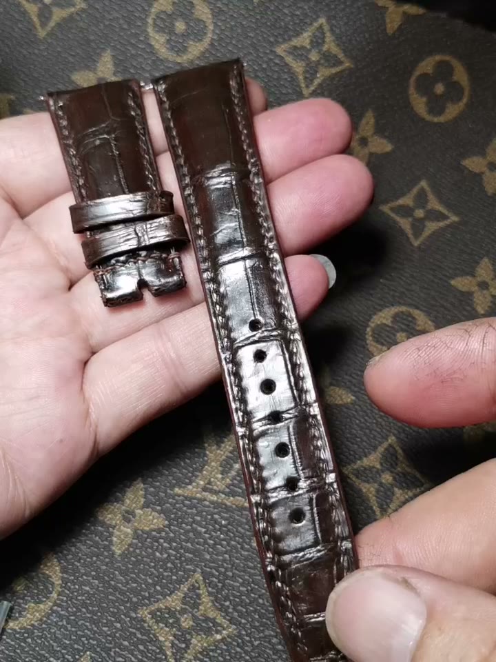 Brown Leather IWC Portugieser Watch Strap