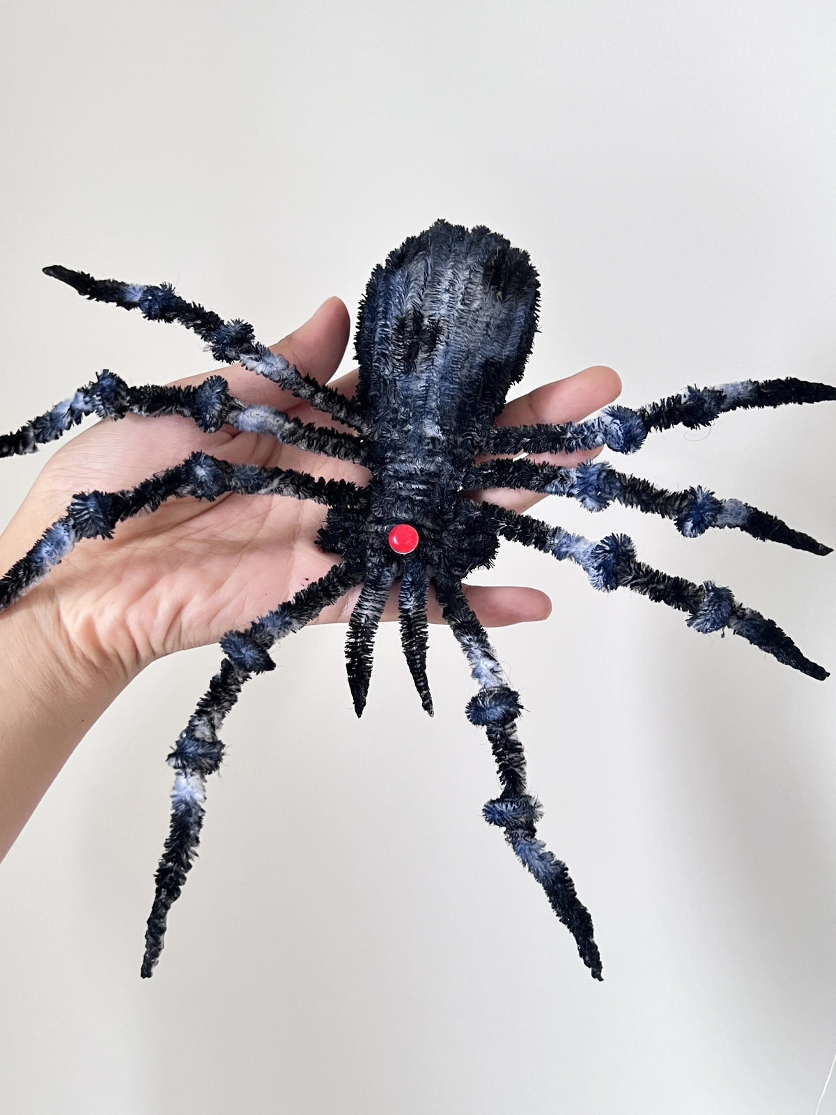 Chenille Stem Spider Plush Dark Fantasy Toy
