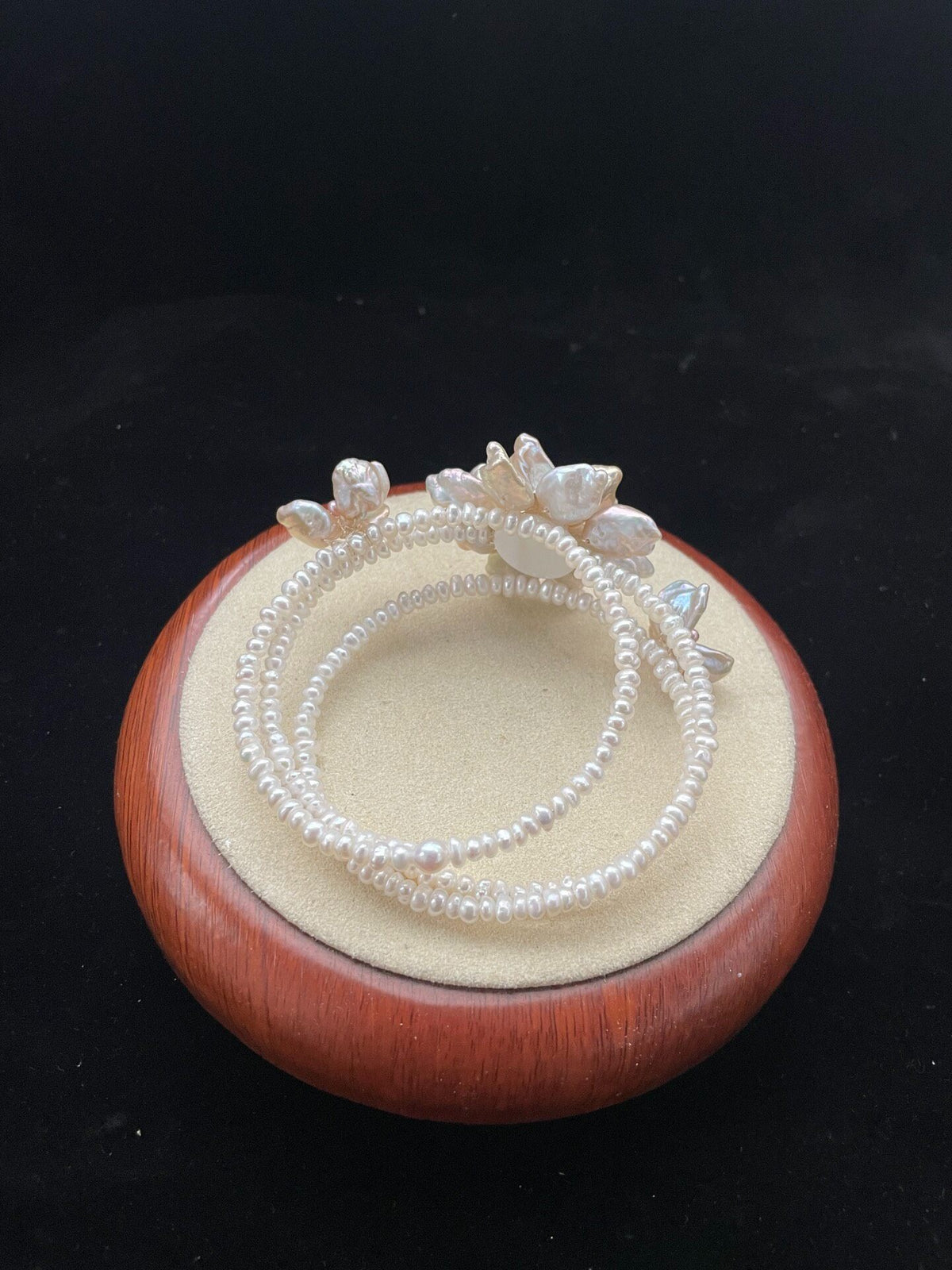 Baroque Pearl Floral DIY Bracelet
