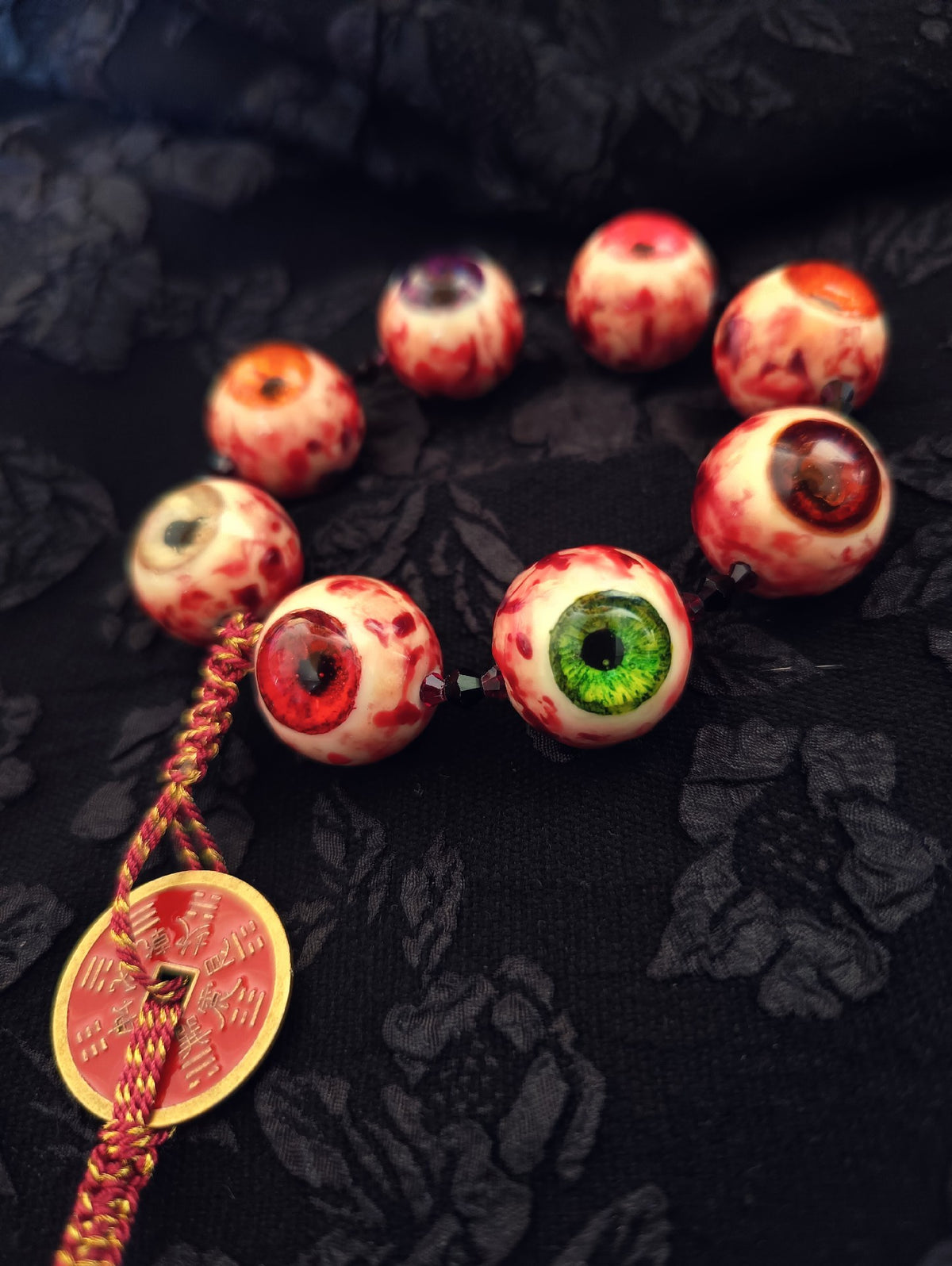 Cthulhu Eyeball Bracelet Large Beads