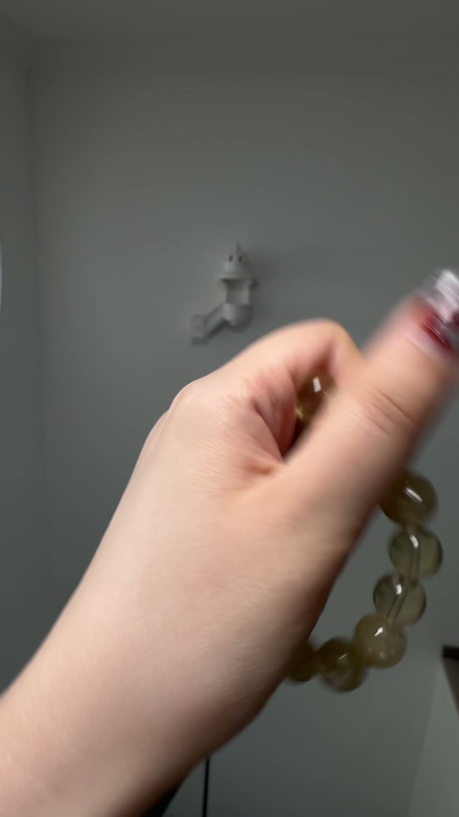 イエロークォーツ クリスタル ビーズブレスレット 13mm