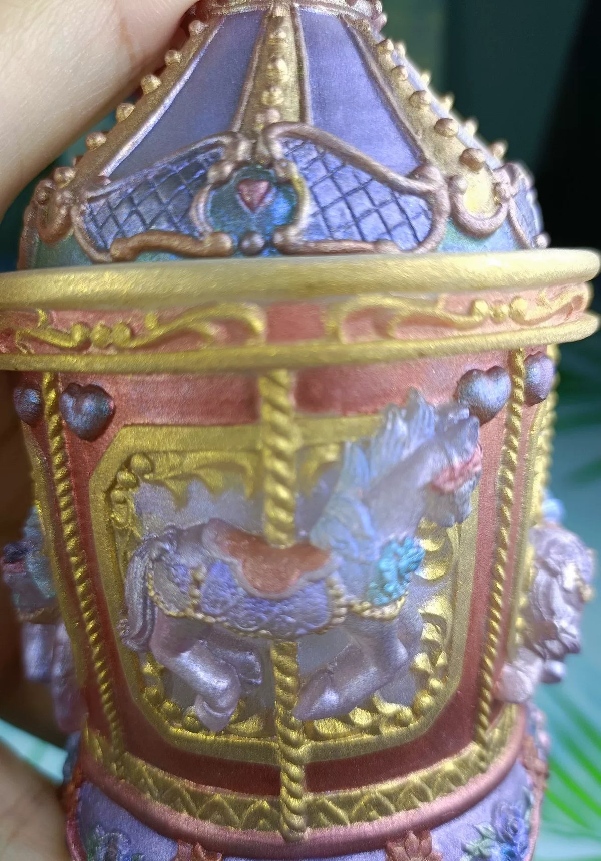 Carousel Horse Decorative Vessel 11 cm