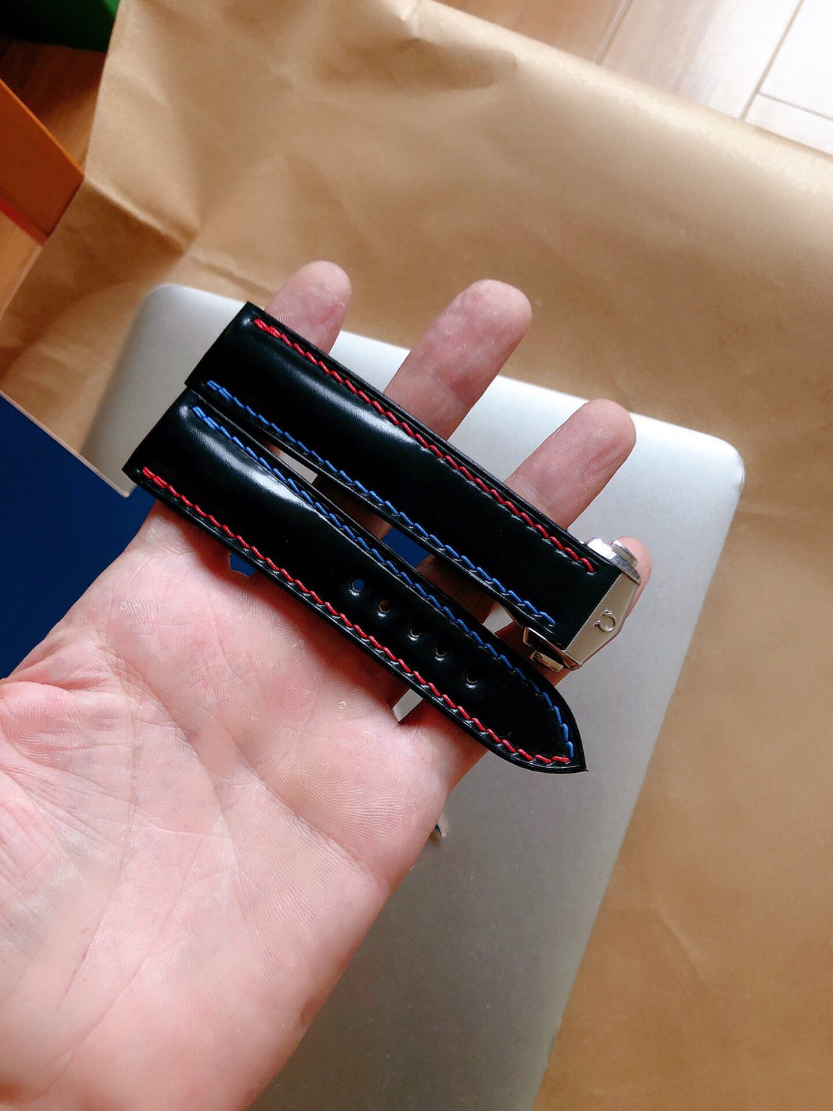 Handcrafted Shinki Shell Cordovan Watch Strap