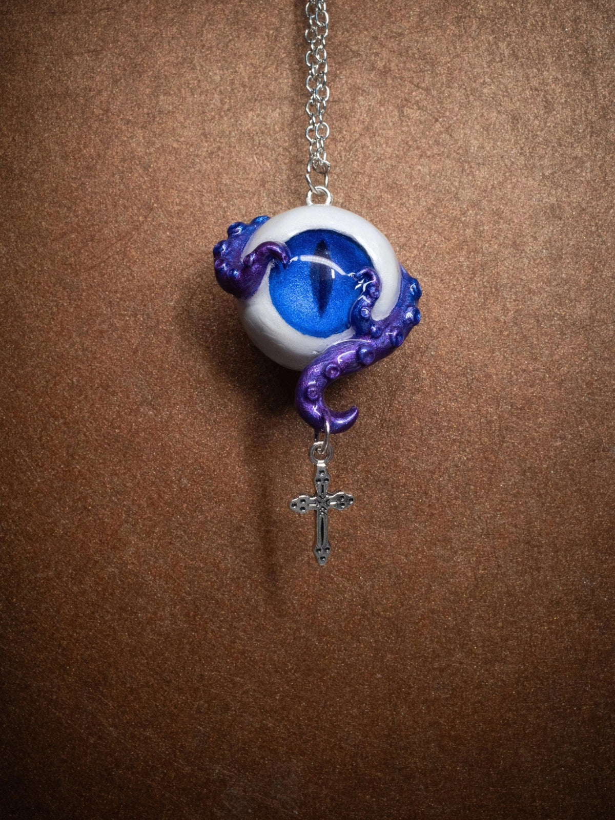 Cthulhu Eye Tentacle Pendant Necklace