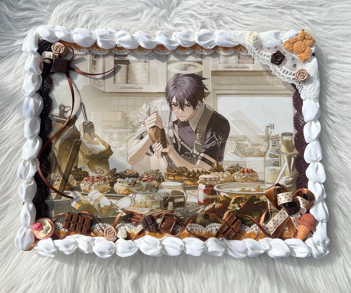 Arknights Decorative Insert Board with Dessert Art