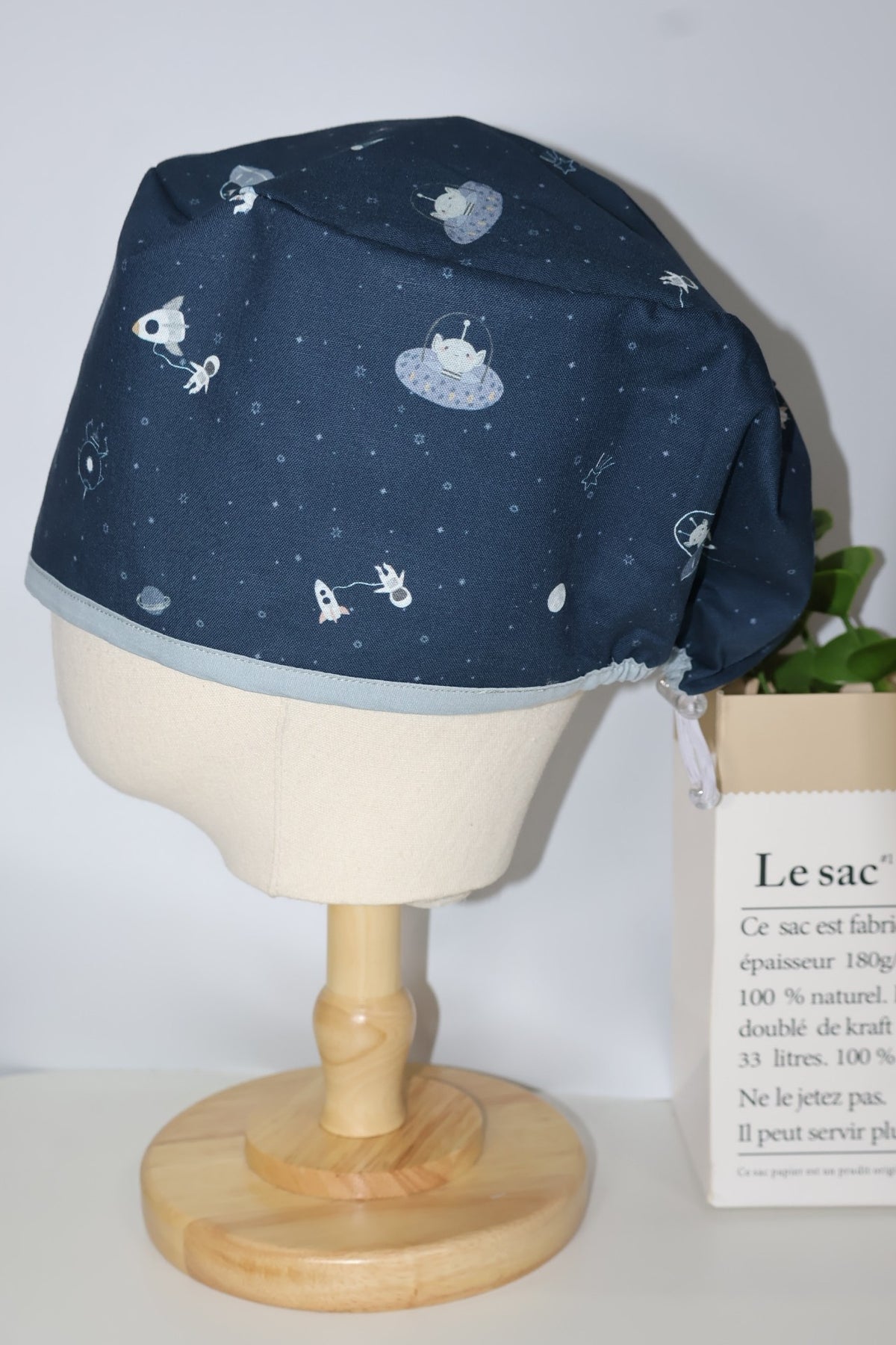 Space Themed Cotton Surgical Cap