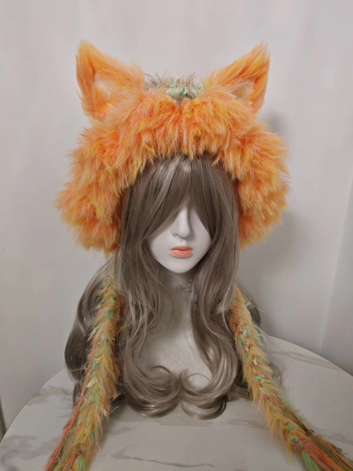 Fox Hat with Upright Ears
