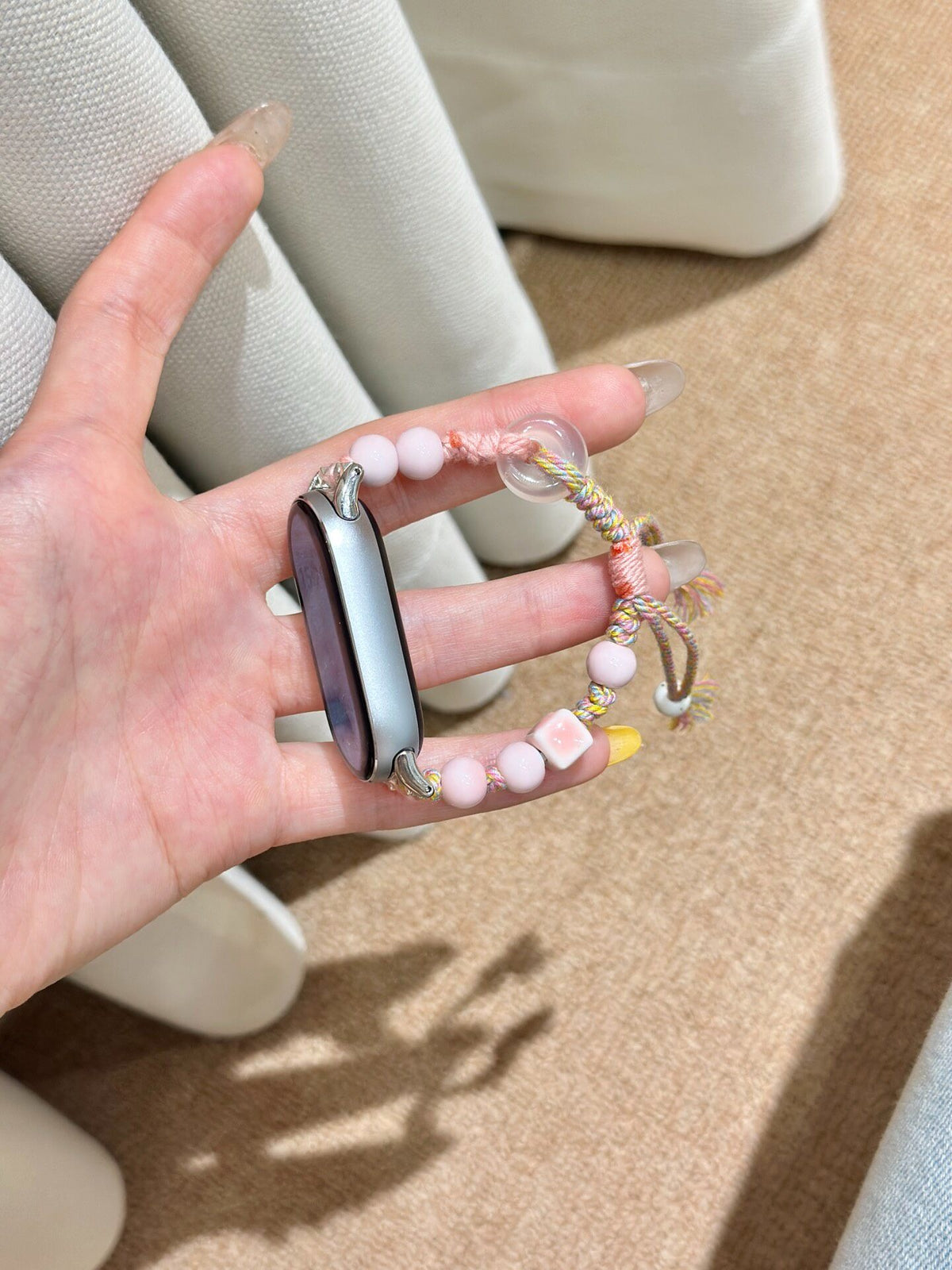 Agate Beaded Band for Xiaomi Smart Band 10 9 8