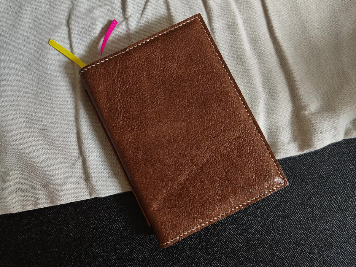 Handcrafted Leather Notebook Cover for A6 Inserts