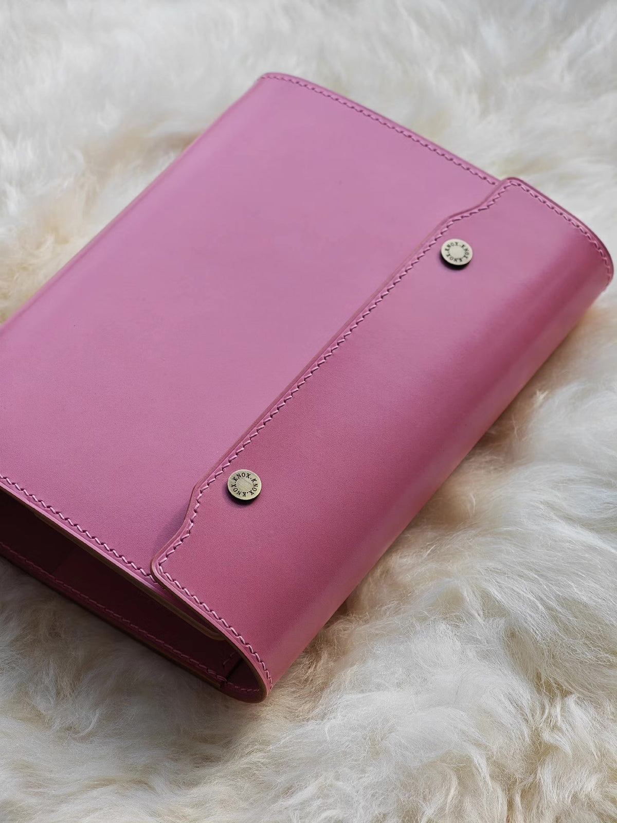 A6 KNOX Tri-Fold Bridle Leather Notebook Cover