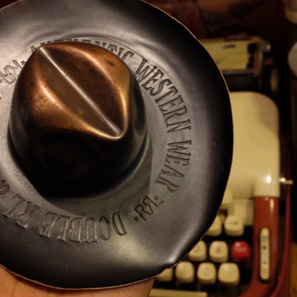 Purple Copper Miniature Cowboy Hat with Two-Tone Finish