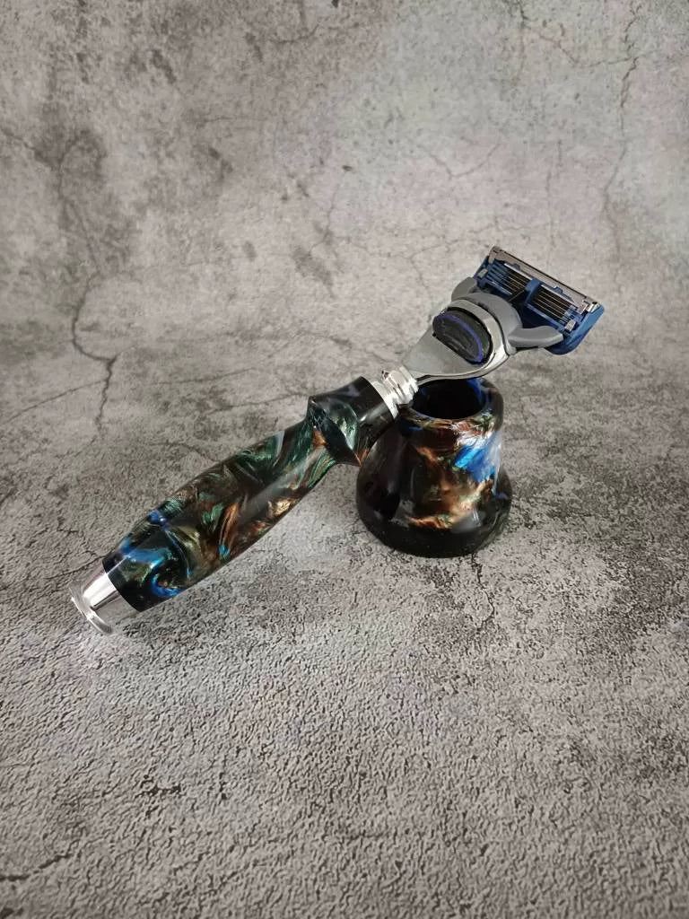 Alumilite Resin Handle Manual Razor