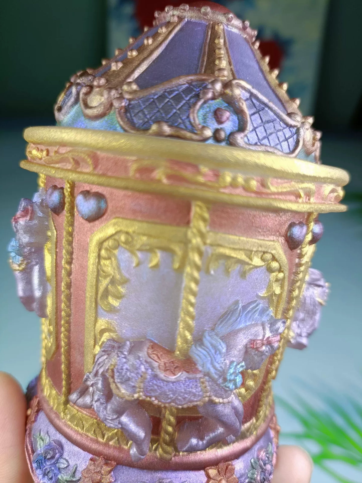 Carousel Horse Decorative Vessel 11 cm