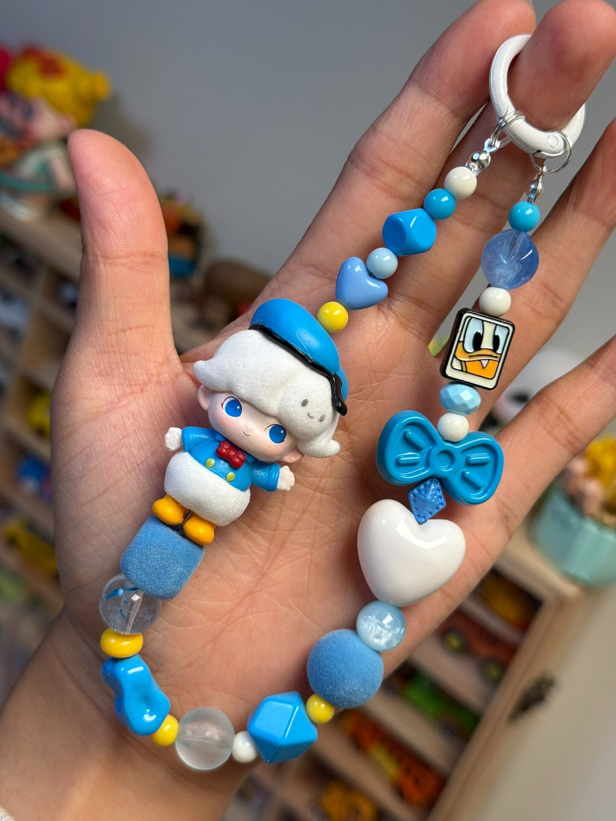 Dimoo Sailor Doll Beaded Phone Chain