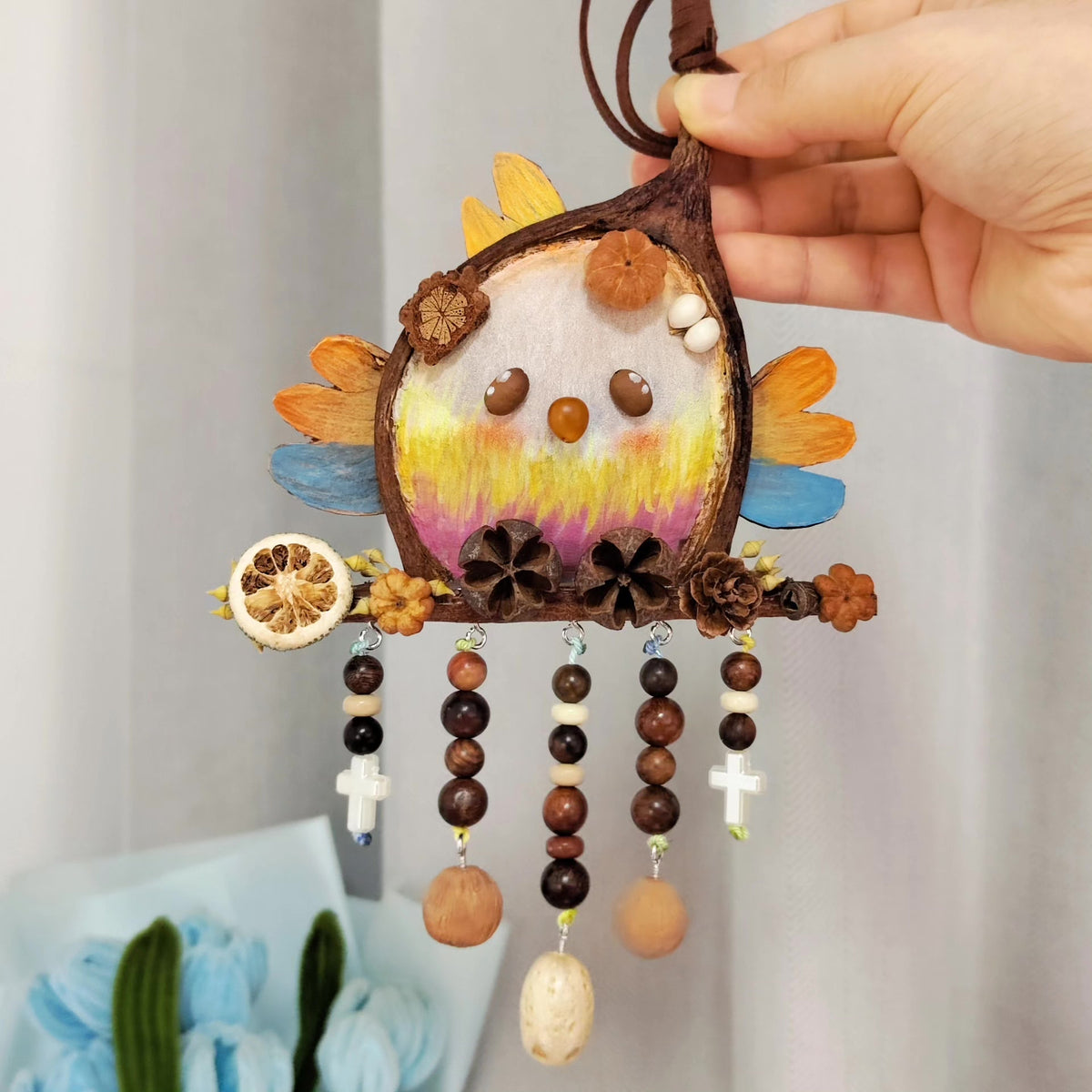 Cockatiel Seed Pod Hanging Ornament