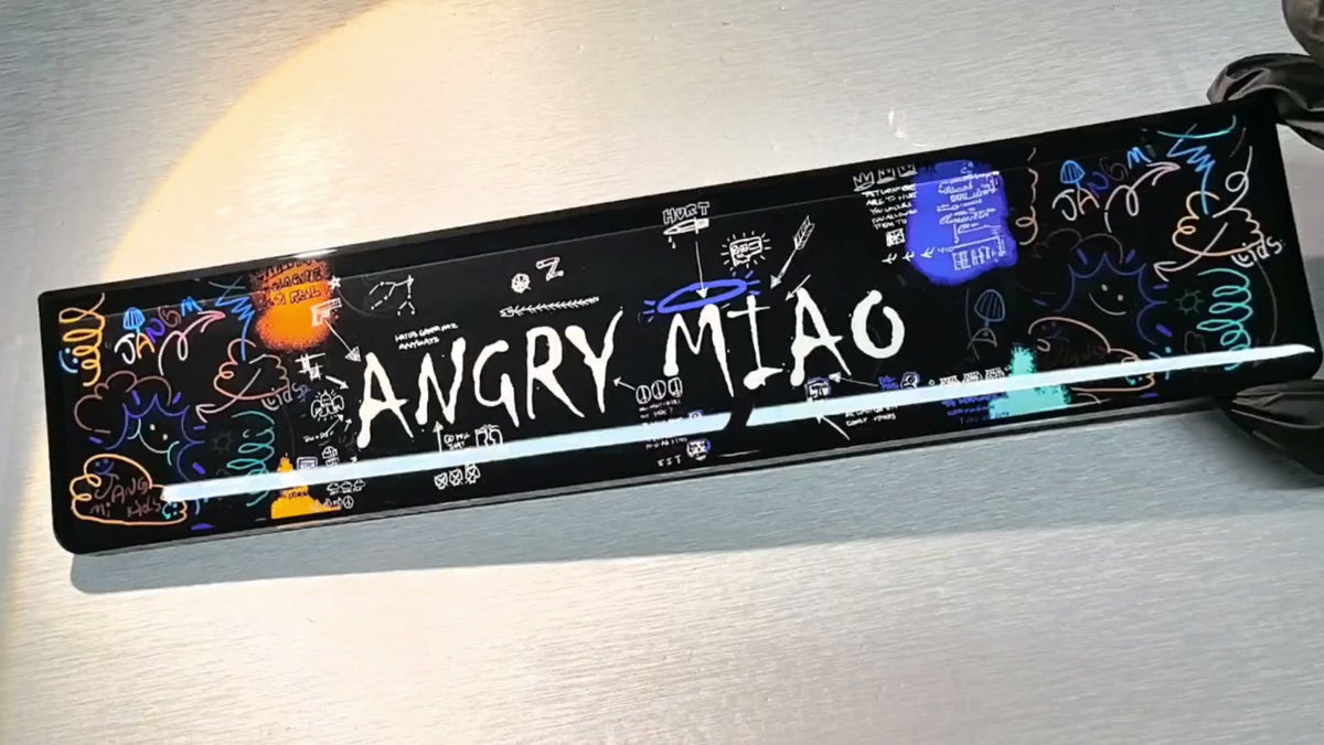 CYBERBOARD R4 Angry Miao Graffiti Keyboard