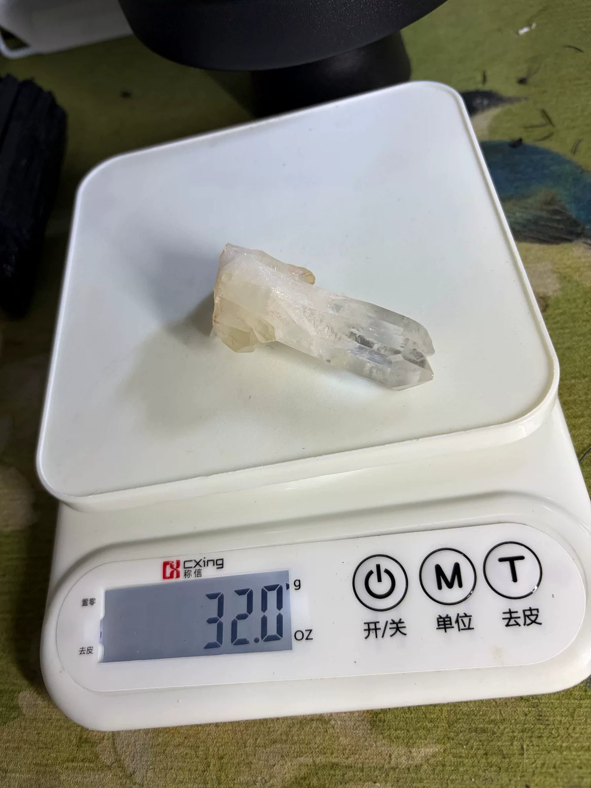 Amstel Kwarts Tourmaline Kristal Miniatuur Landschap