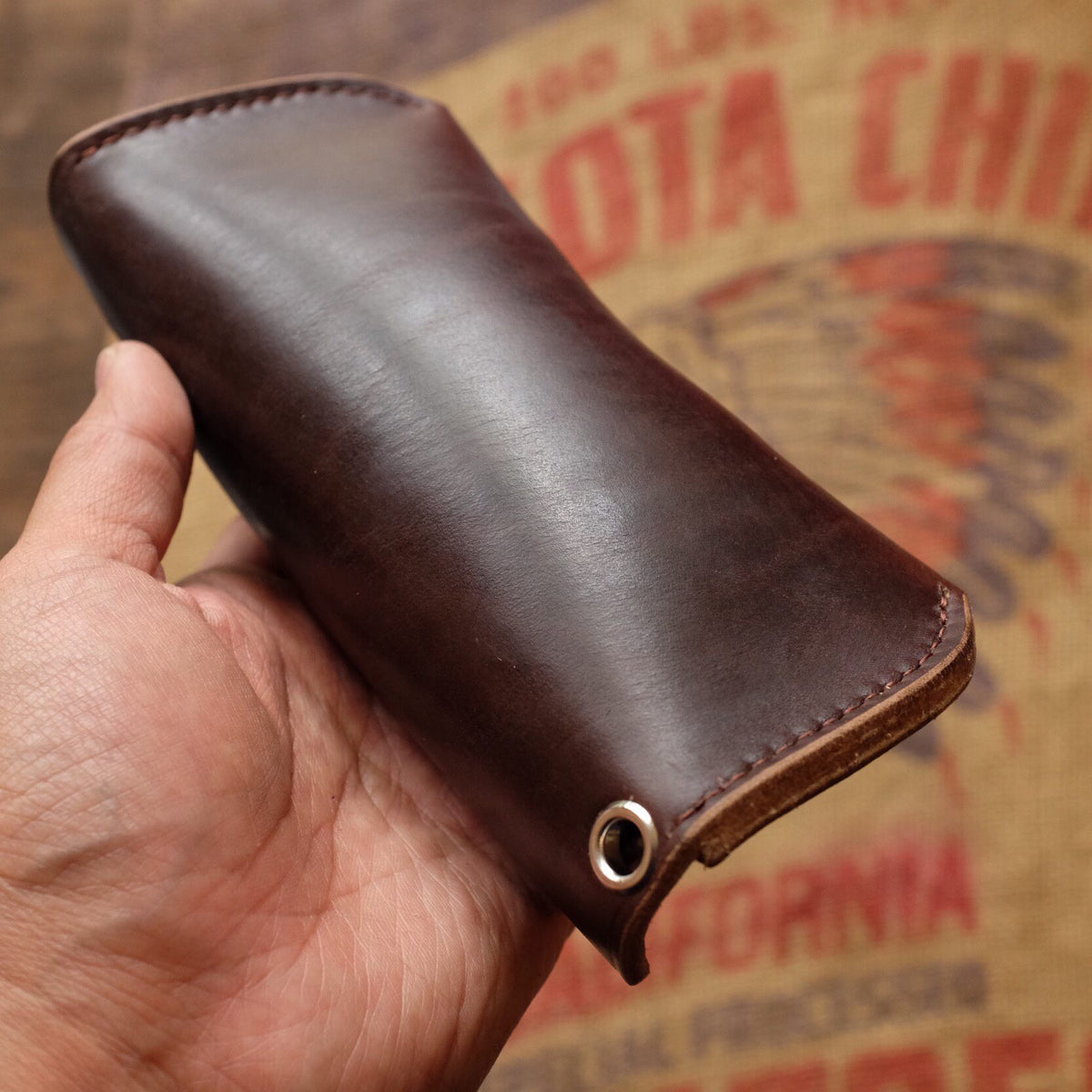 Handmade Leather Eyeglass Case