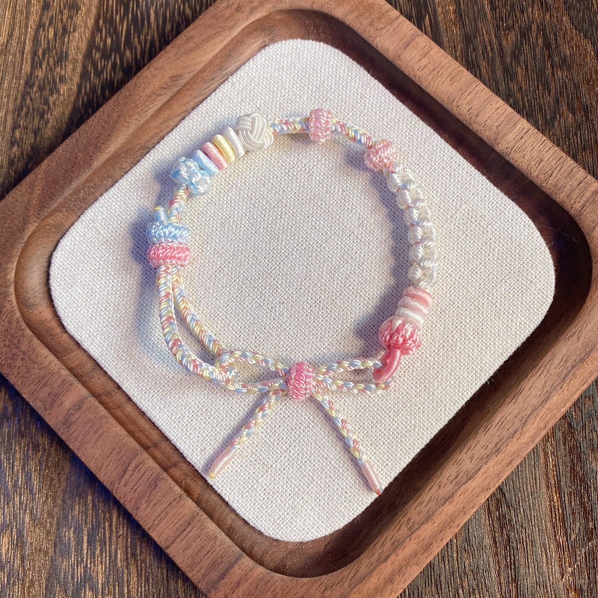 Handwoven Adjustable Sliding Knot Bracelet