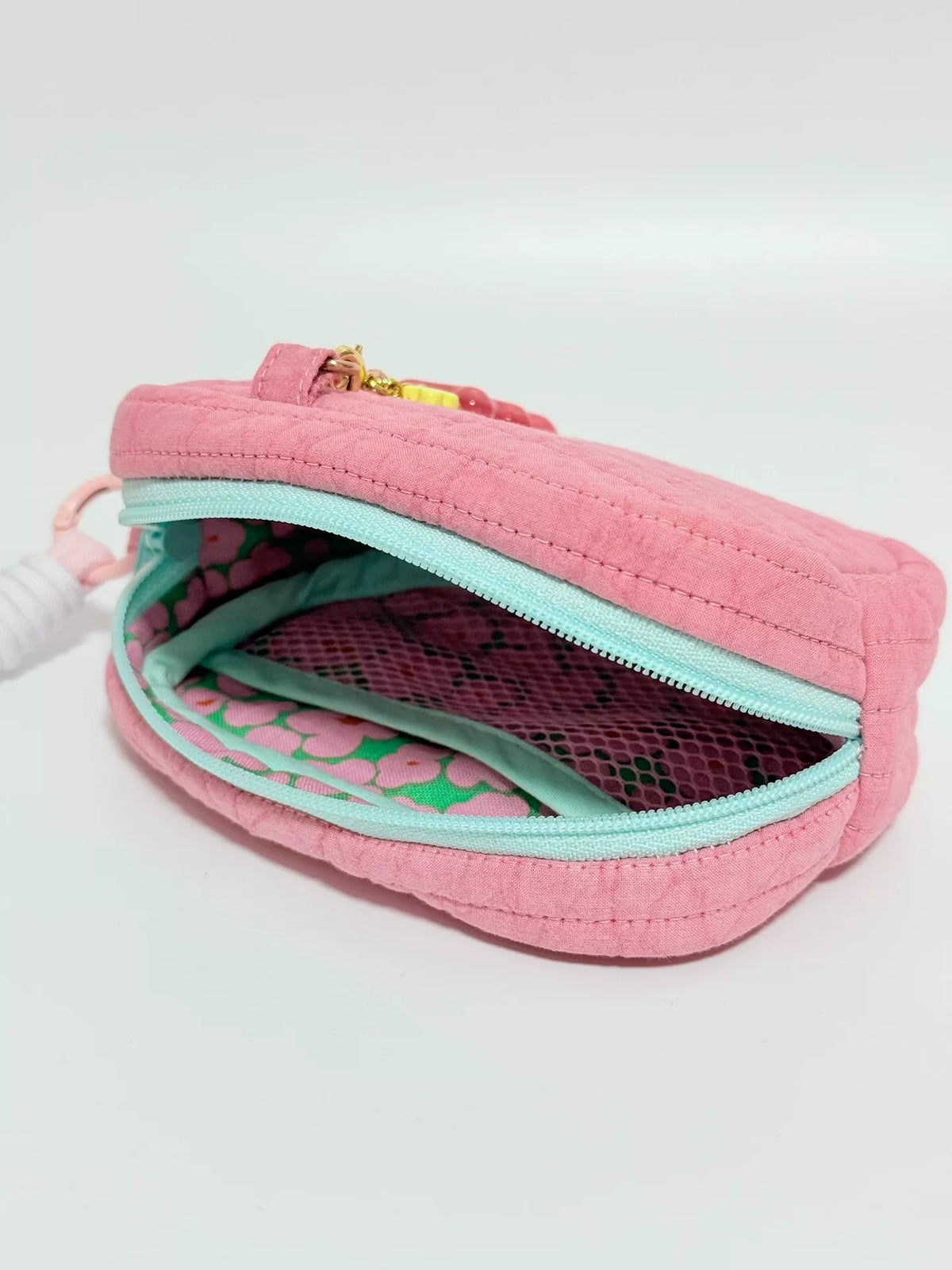 Estojo Acolchoado em Dusty Rose