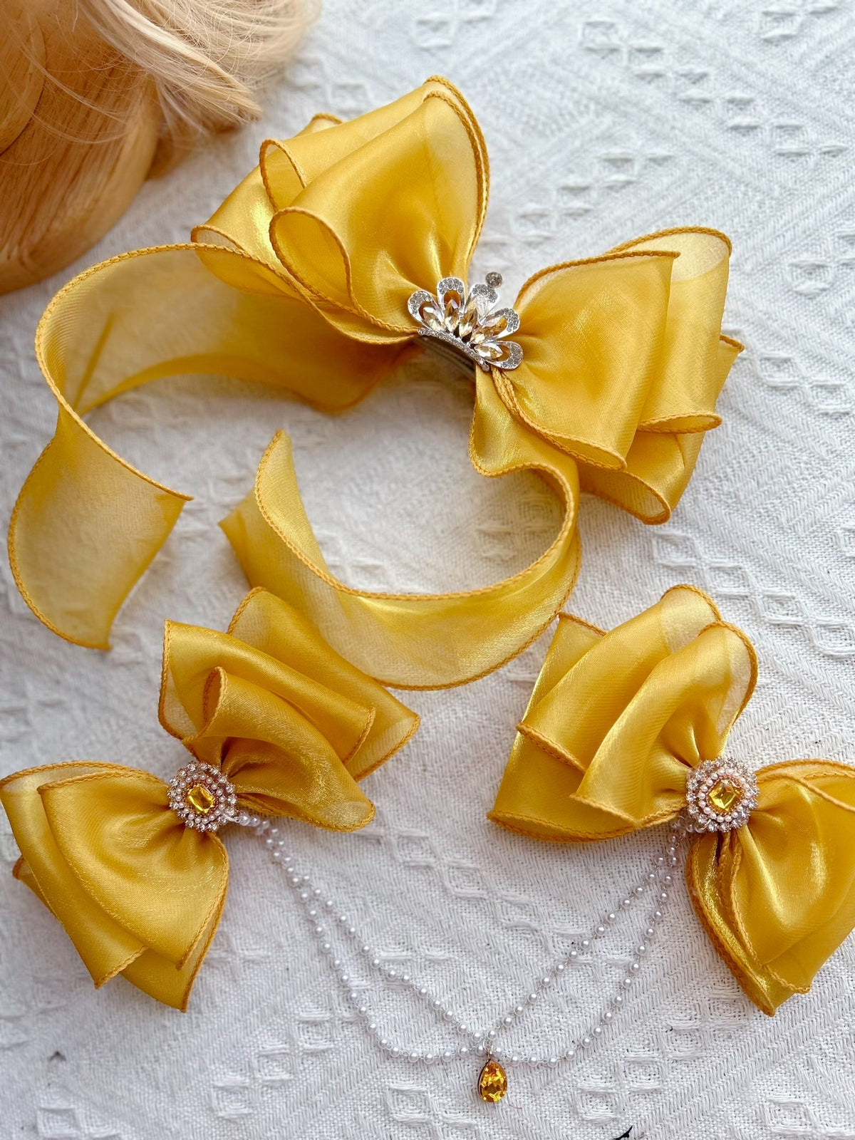 Golden Belle Butterfly Haarclip Set