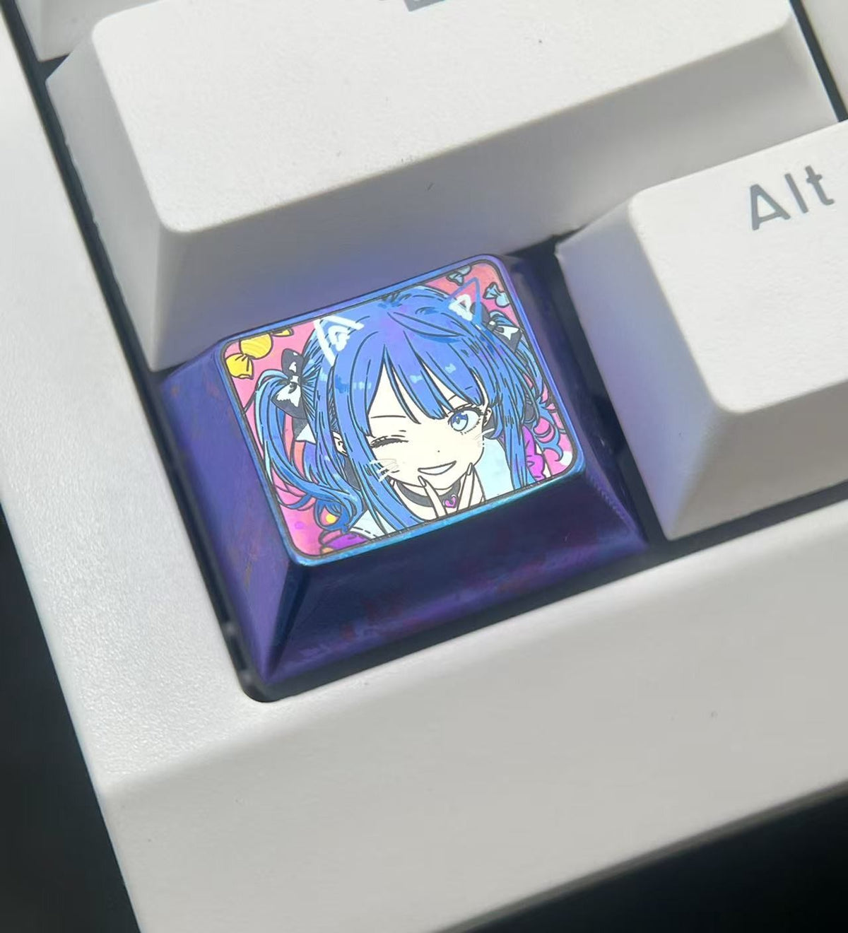 Titanium Alloy 1.25u Anime Keycap