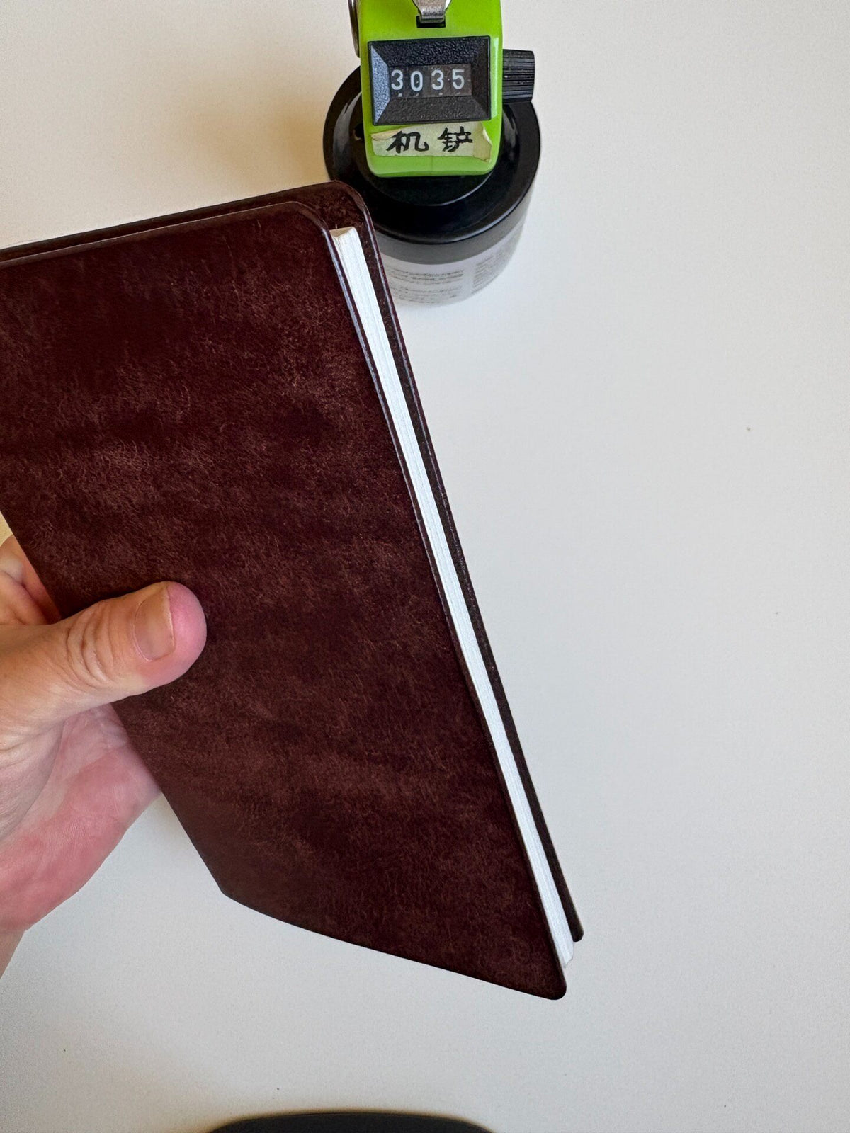 A6 Leather Binder with Six Rings