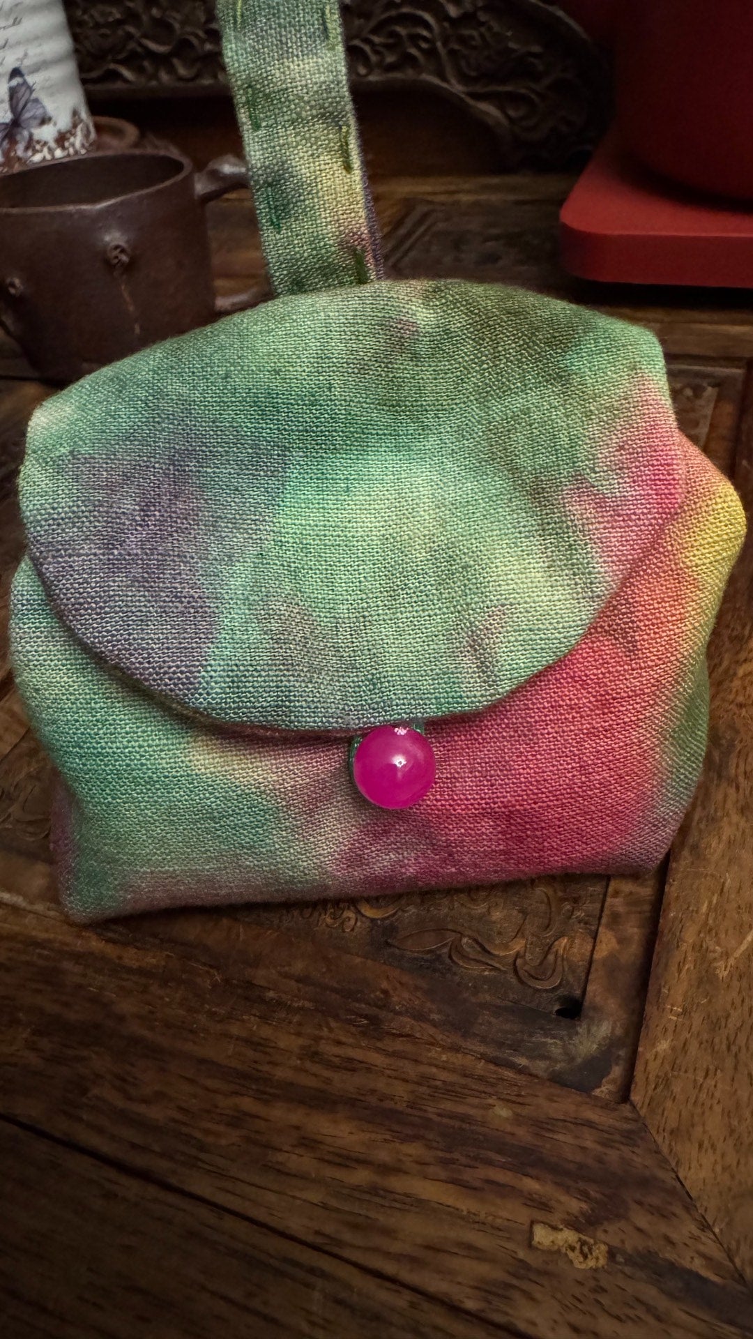Handmade Coarse Cloth Big Belly Pouch