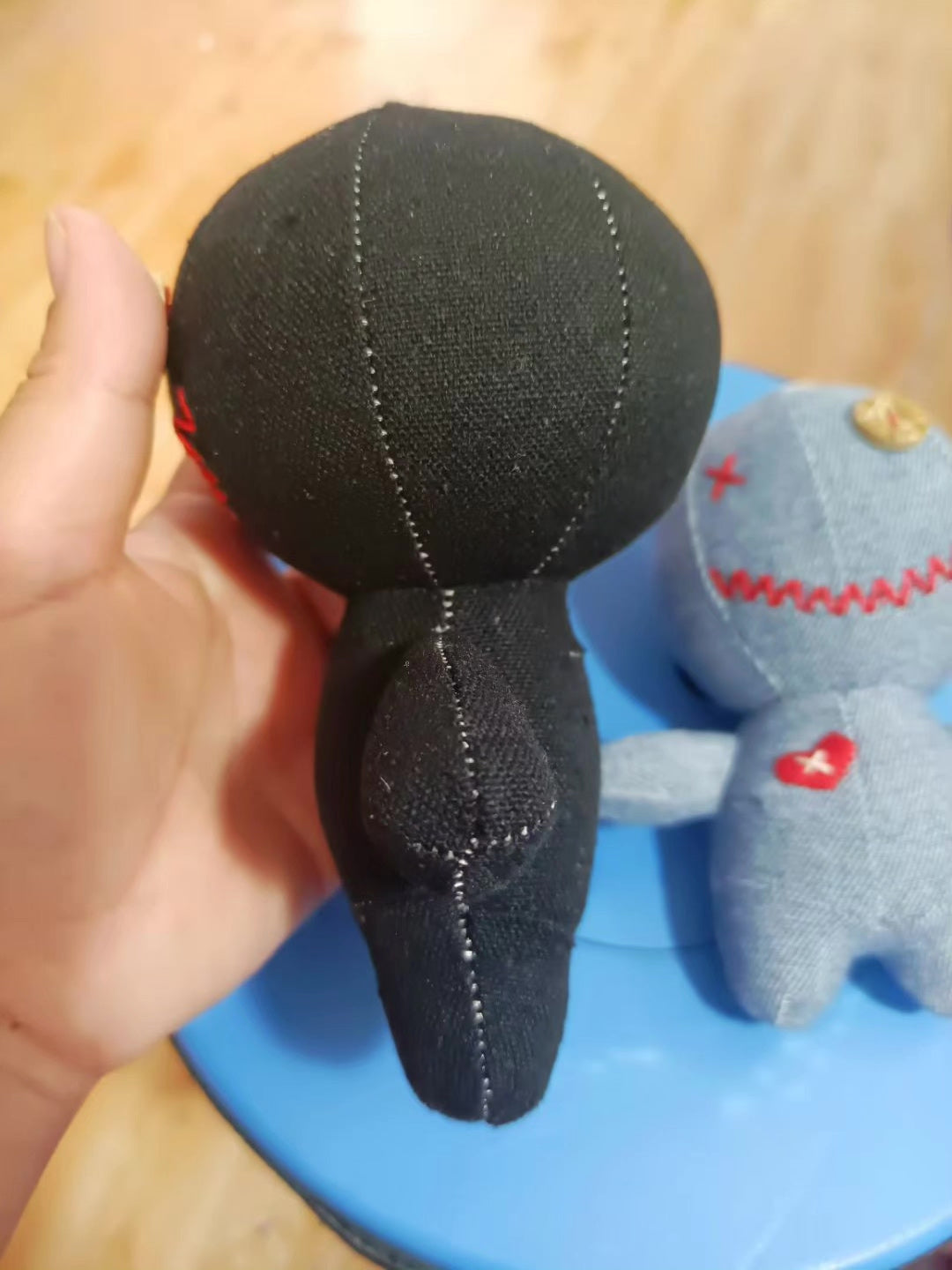 Decorazioni da sospensione Bambole Voodoo in tessuto fatte a mano