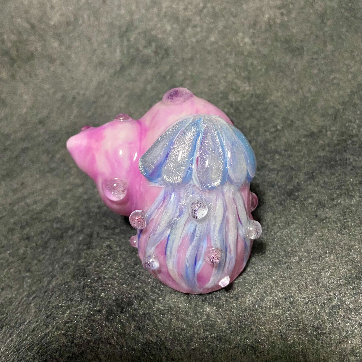 Hermit Crab Shell Jellyfish Relief 3D