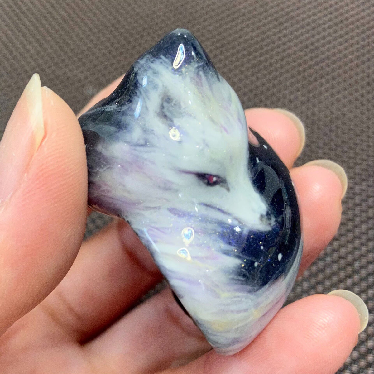 Hermit Crab Shell Aurora Fairy Fox Art